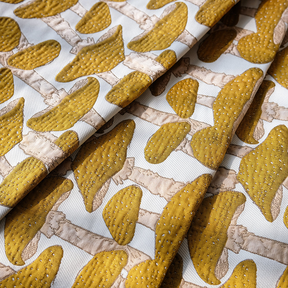 Pilz Jacquard Stoff für DIY Projekte – Bild 5 | LuxeStyle
