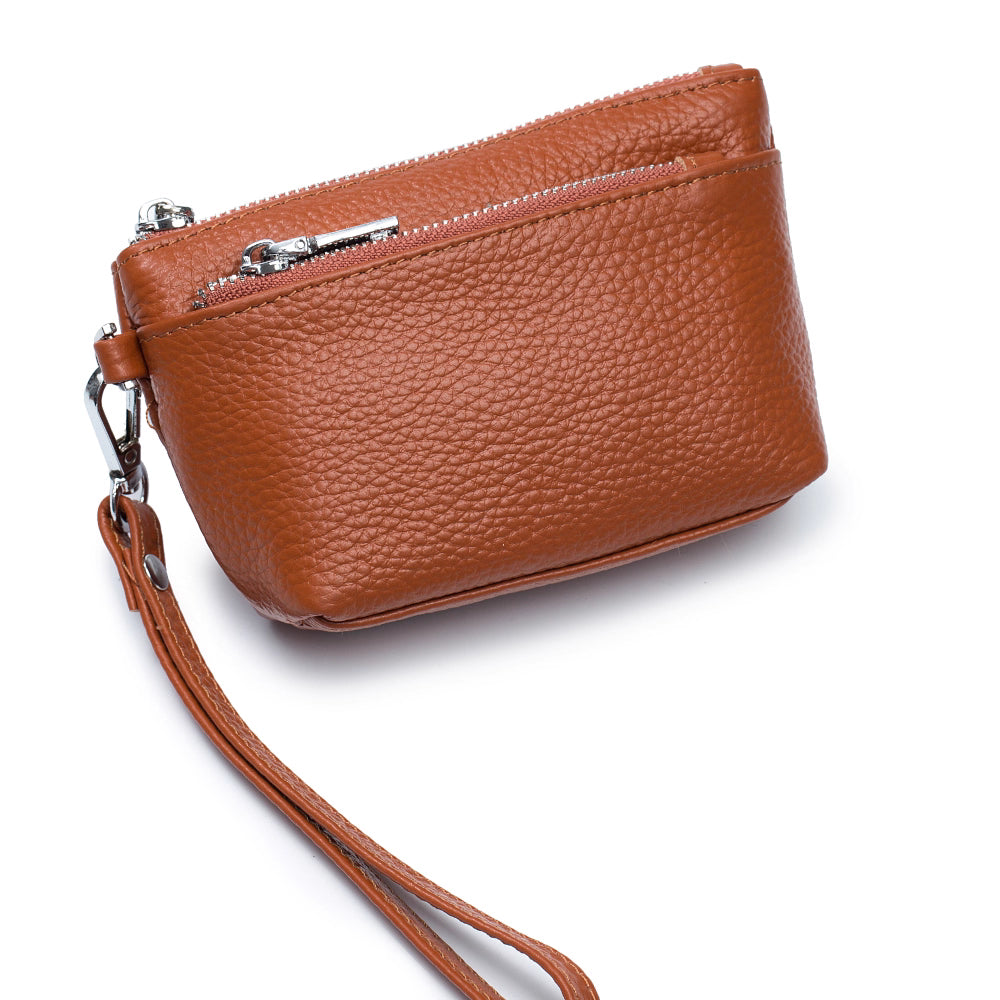 Kuhleder-Clutch mit Reissverschluss – Bild 5 | LuxeStyle