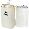 Sammelbehälter für Leergut, 100L, Beige – Bild 1 | LuxeStyle