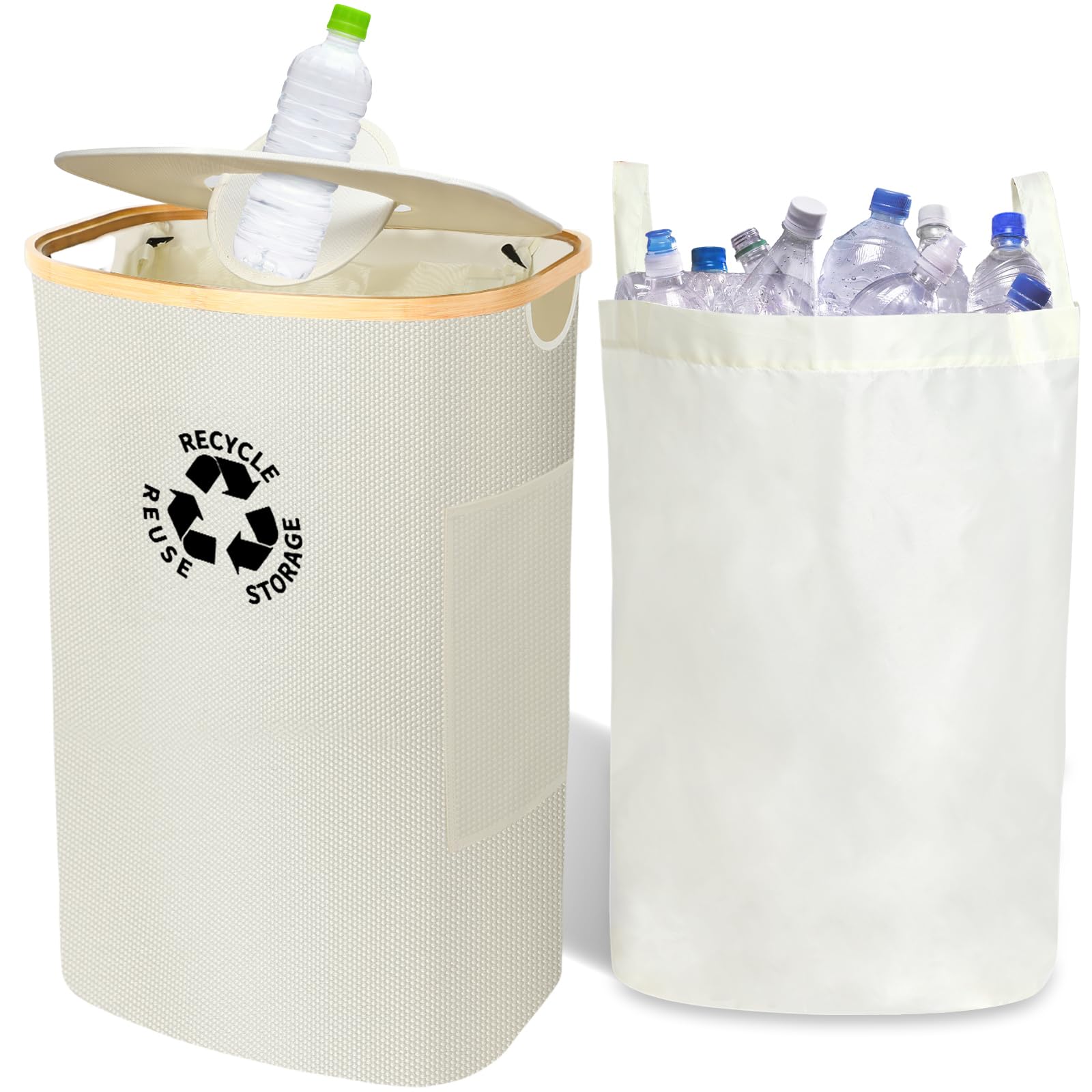 Sammelbehälter für Leergut, 100L, Beige