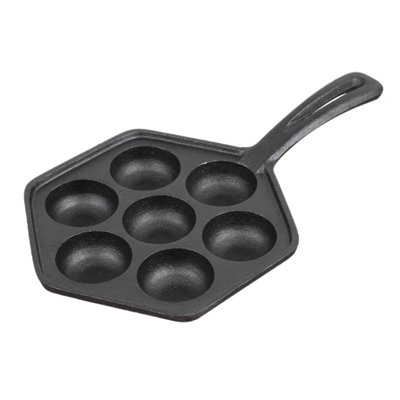 Gusseisen-Pfannkuchenform, 7 Mulden – Bild 3 | LuxeStyle