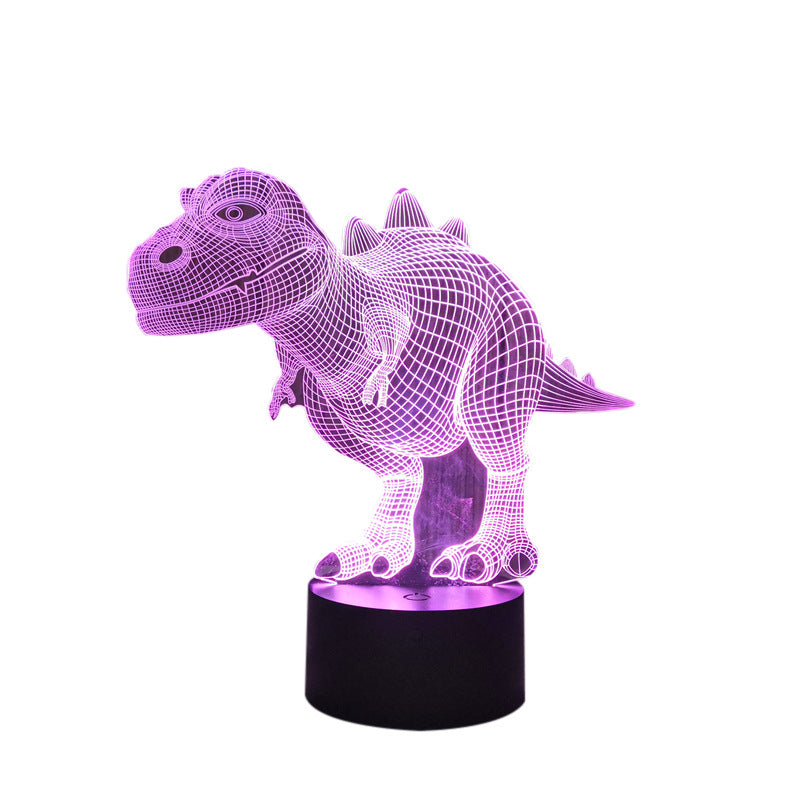Buntes 3D Dinosaurier LED Nachtlicht