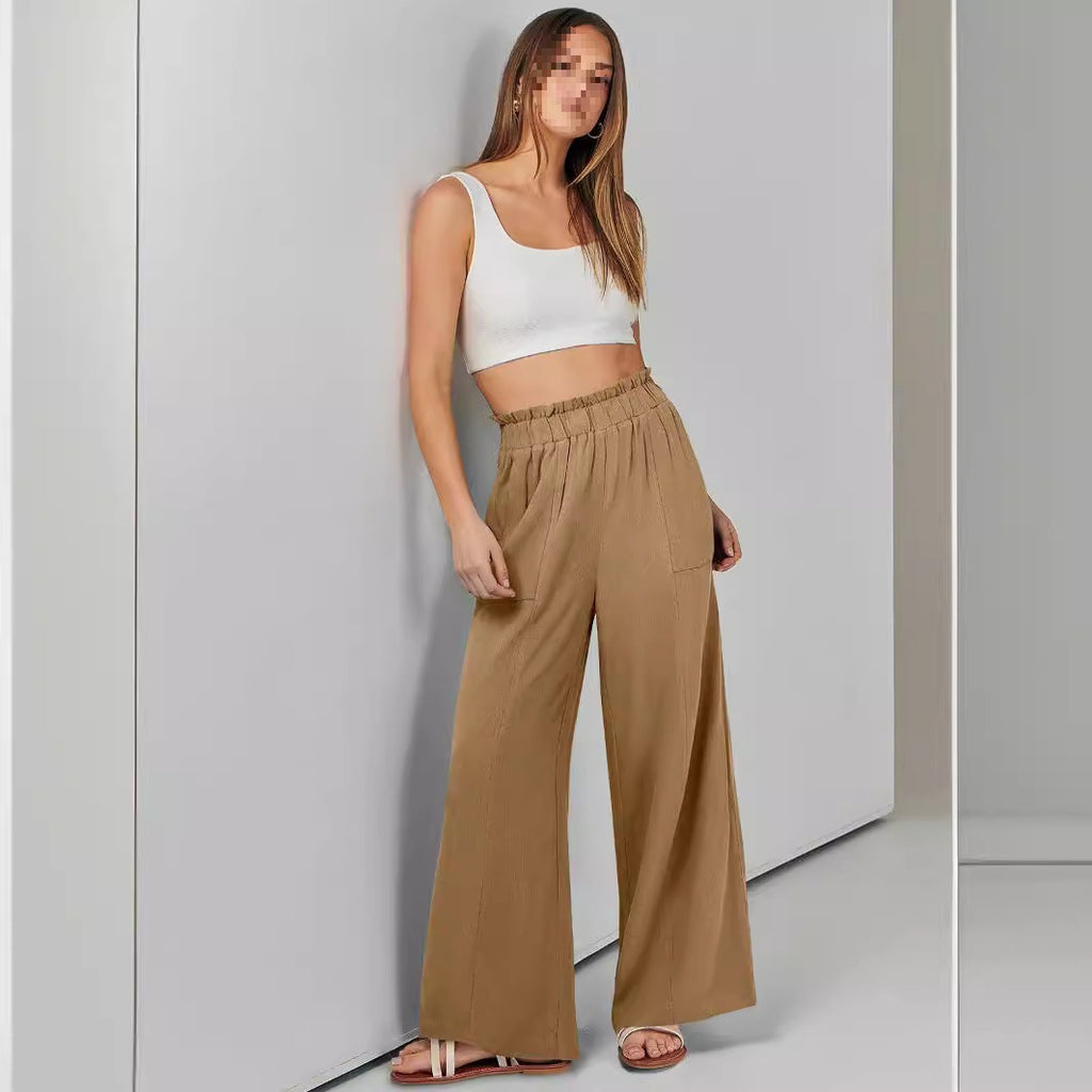 High-Waist-Hose «Lina» · Wide-Leg & fliessend (Damen, S–2XL)