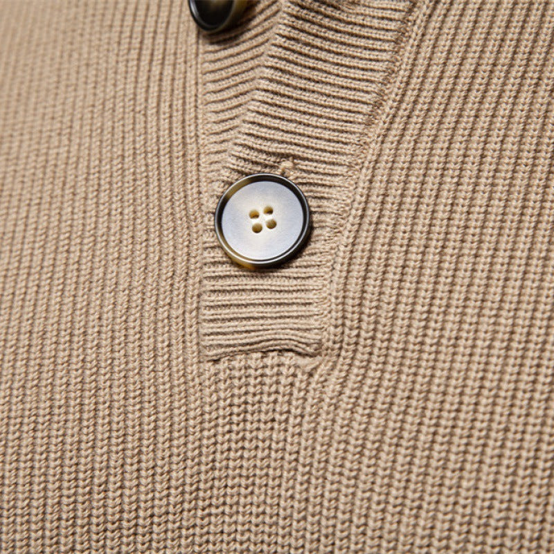 Herren Business Pullover mit Stehkragen – Bild 3 | LuxeStyle