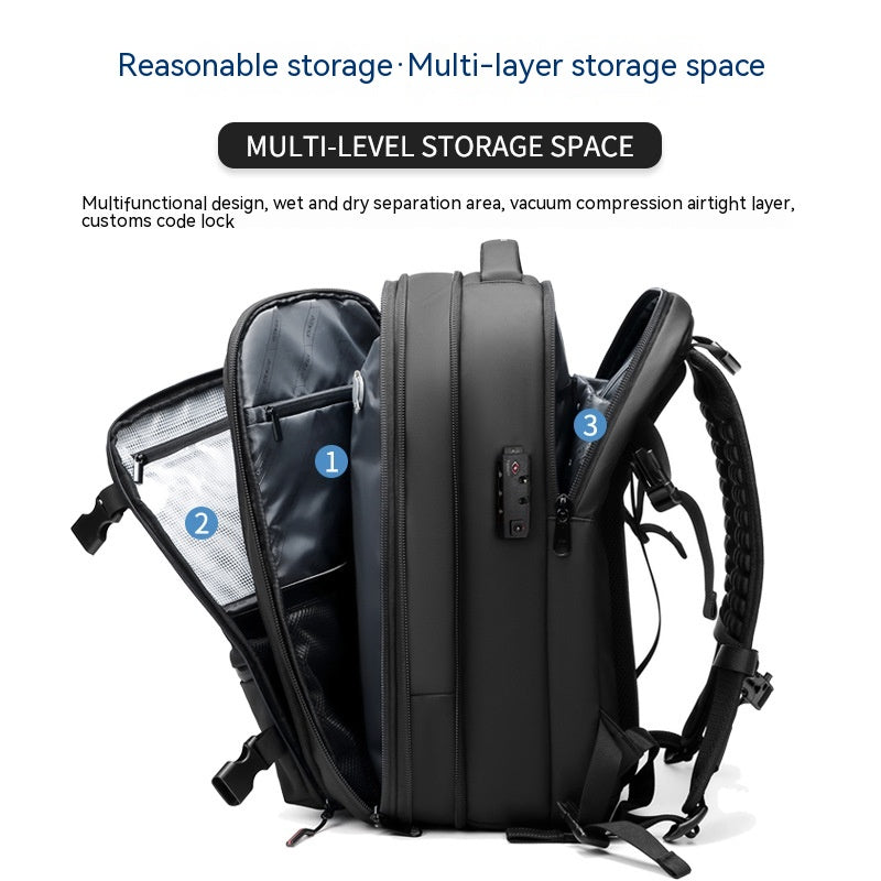 Business Travel Rucksack mit Laptopfach – Bild 14 | LuxeStyle