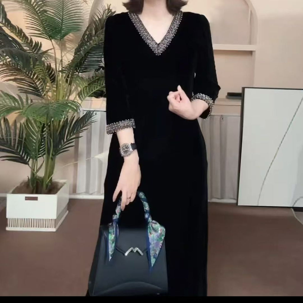 Freizeitkleid mit Dreiviertelärmeln – Bild 5 | LuxeStyle