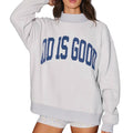 Bedruckter Oversize-Hoodie mit langen Ärmeln
