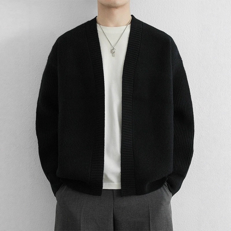 Retro-Style Weit Geschnitten Casual Chic Cardigan