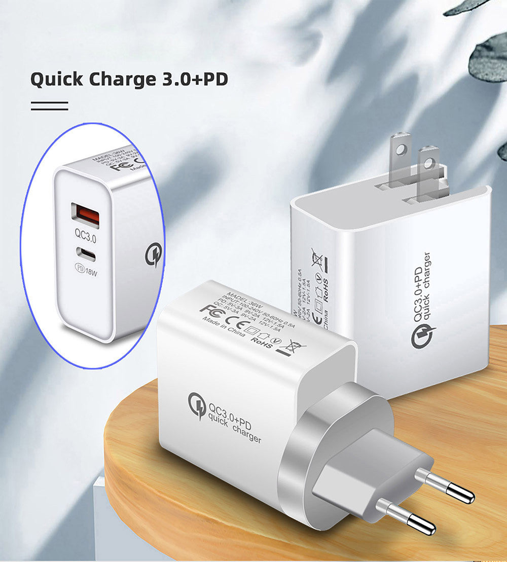 FDGAO 3-in-1 Ladegerät mit USB-A & USB-C – Bild 3 | LuxeStyle
