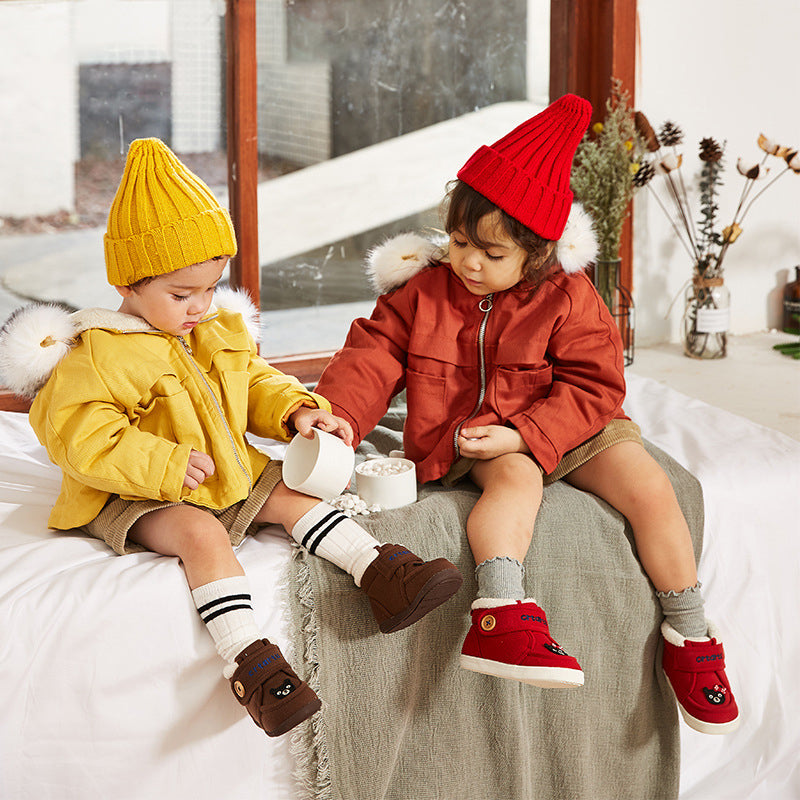 Kinder-Schneestiefel mit Klettverschluss – Bild 3 | LuxeStyle
