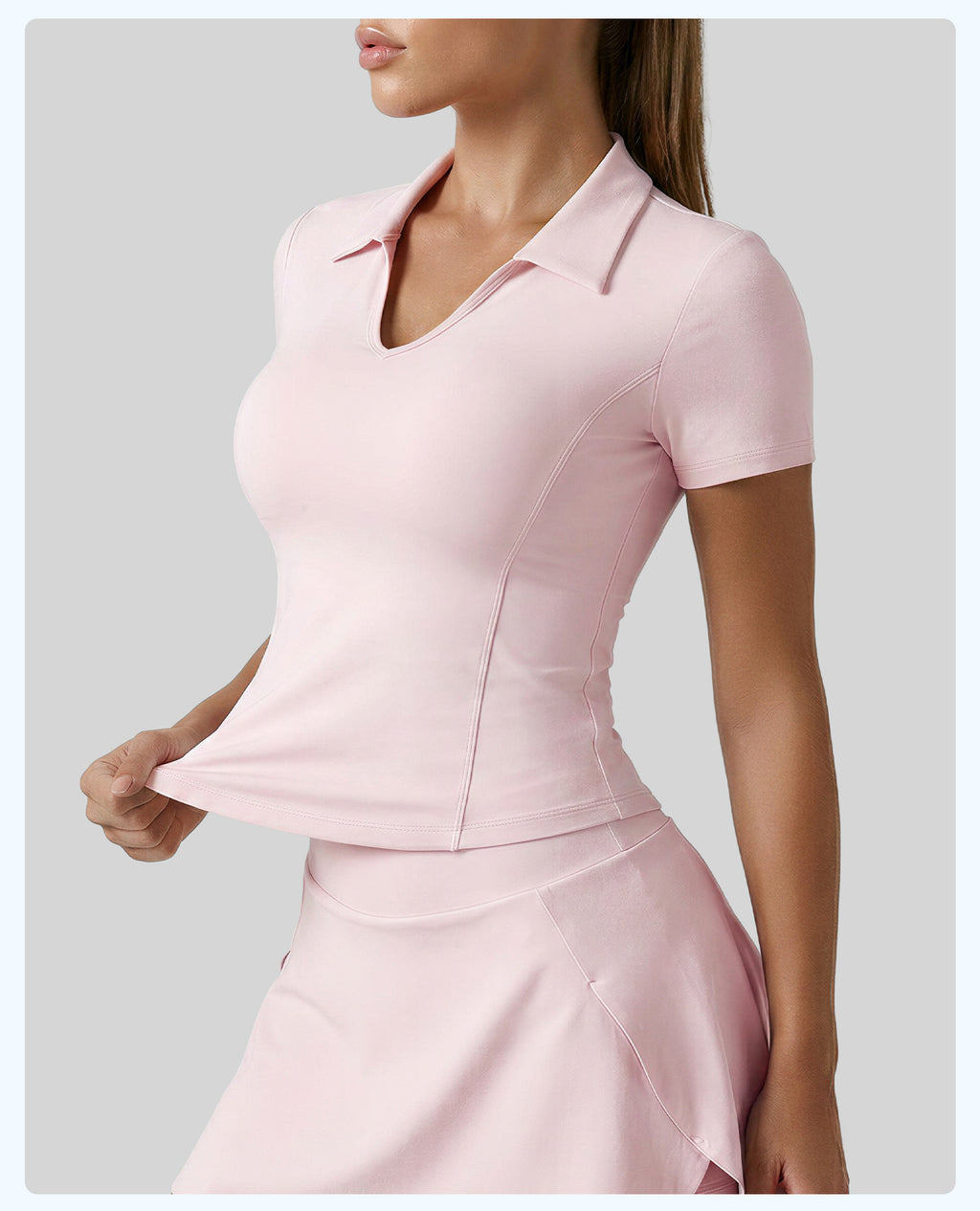 Sportliches Slim Fit Polo-Shirt für Damen
