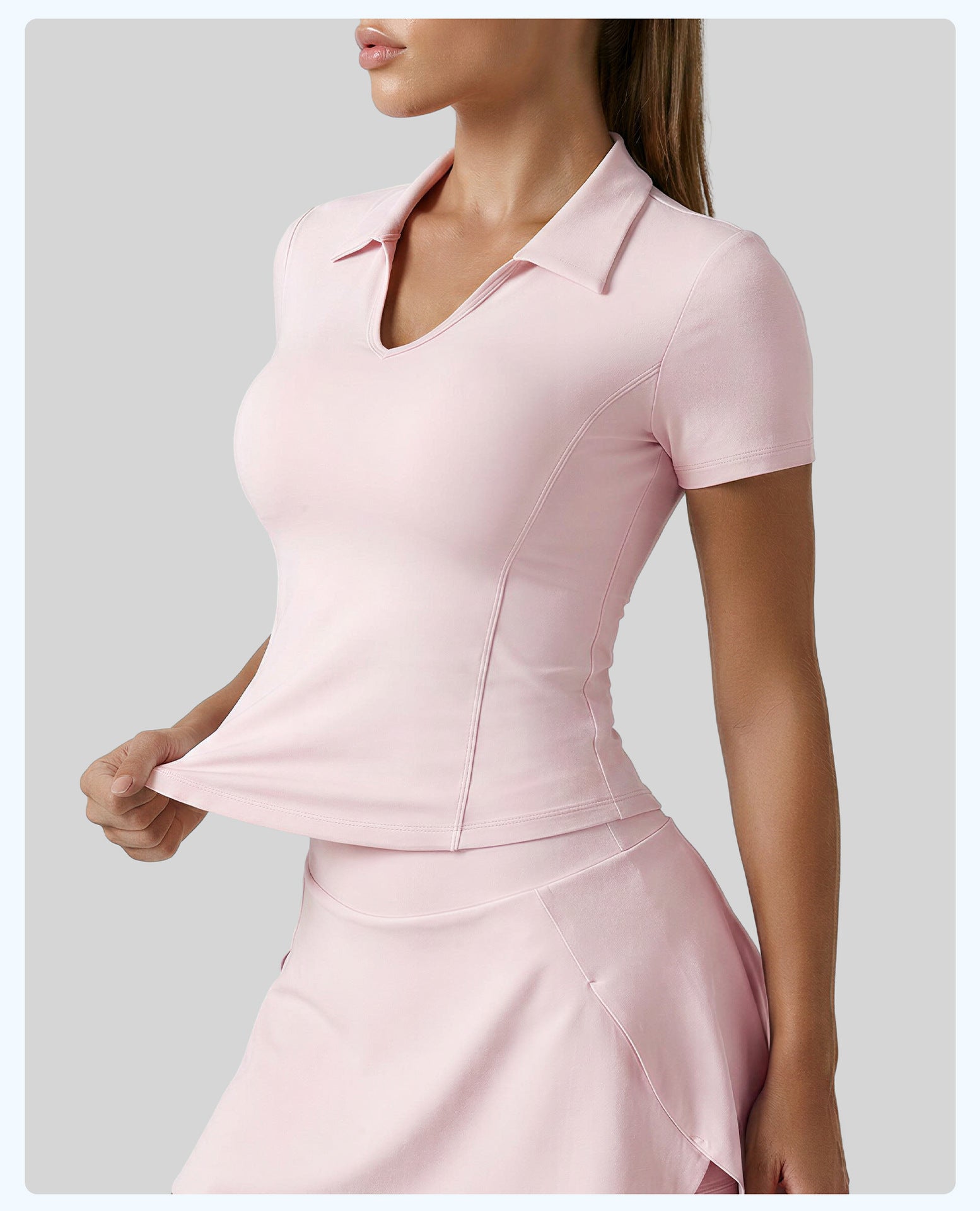 Sportliches Slim Fit Polo-Shirt für Damen