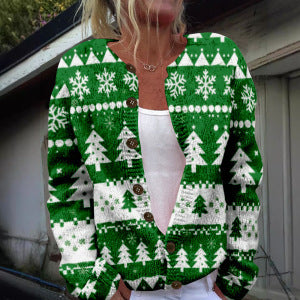 3D Digitaldruck Cardigan