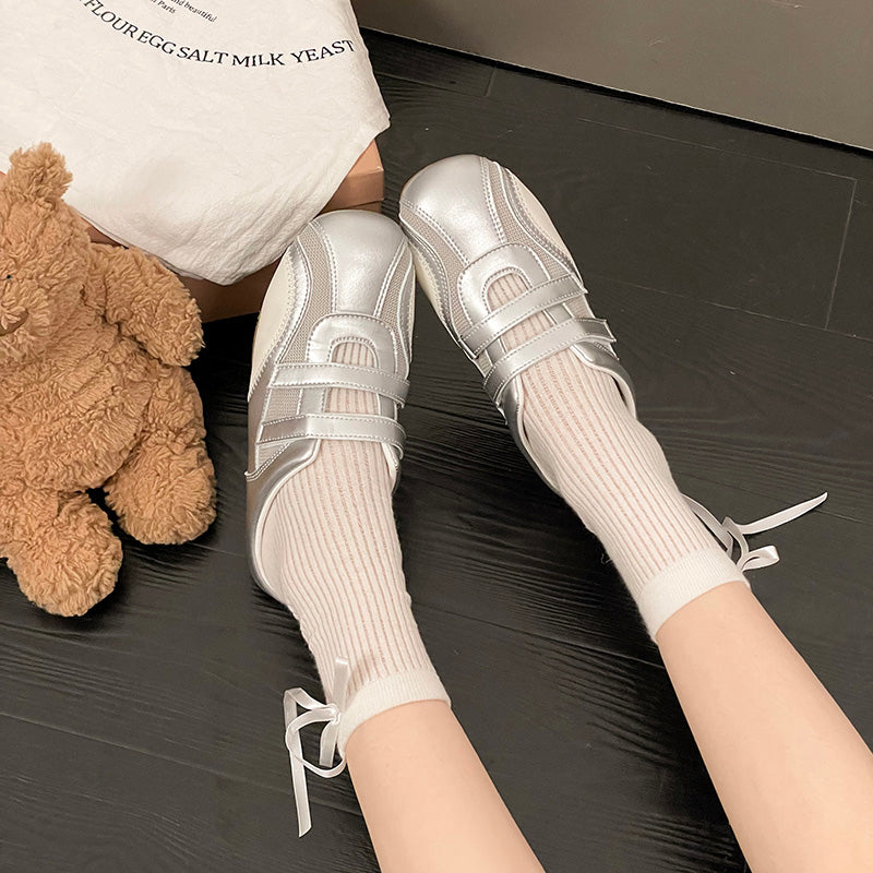 Leichte Mesh-Sneaker mit Klettverschluss