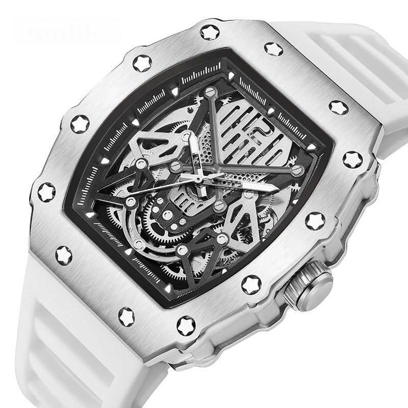 Sportliche Herrenuhr mit Silikonarmband
