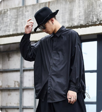 Herren Langarm-Shirt, lockere Passform