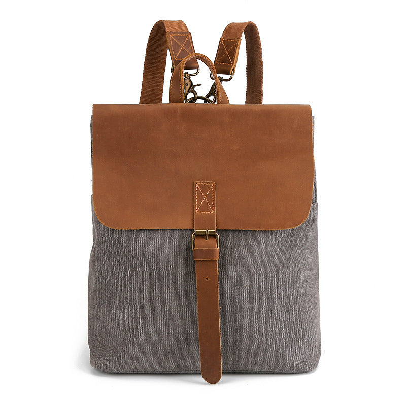 Retro Rucksack aus Crazy Horse Leder für Damen – Bild 7 | LuxeStyle