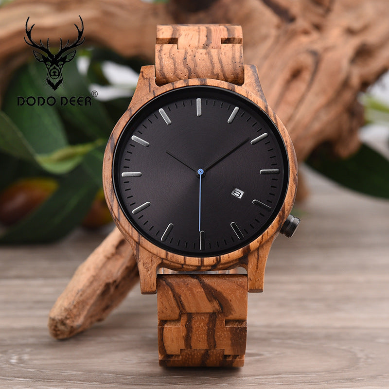 DODO DEER Holz-Kalenderuhr – Bild 2 | LuxeStyle