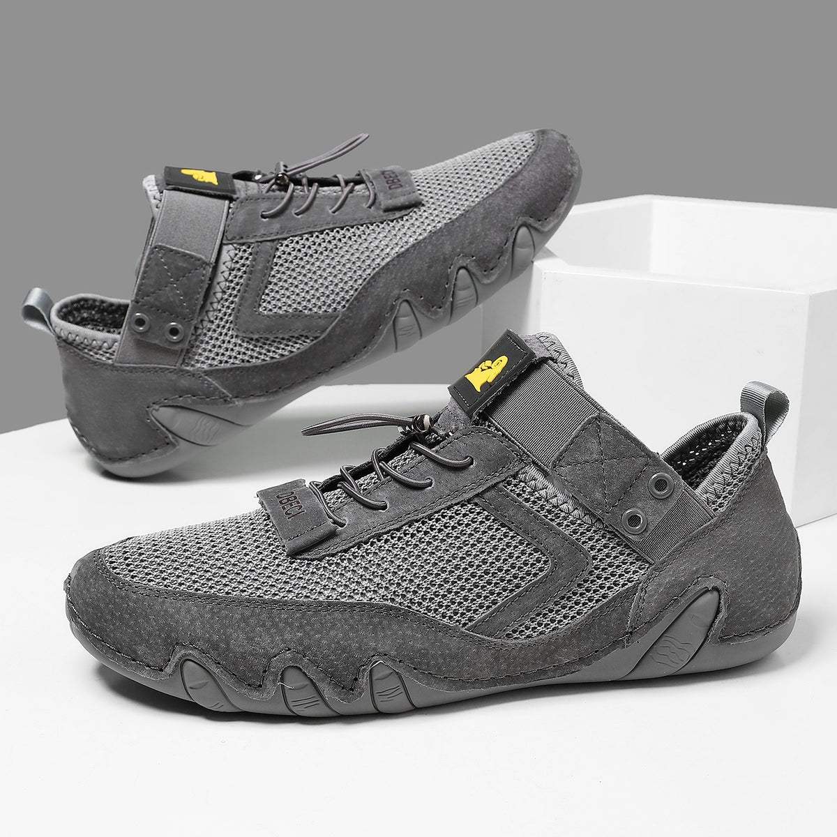 Leichte Mesh-Sneaker aus Pigskin-Leder – Bild 2 | LuxeStyle
