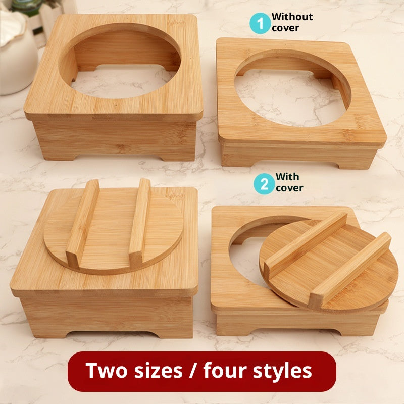 Bibimbap Topfuntersetzer aus Holz – Bild 3 | LuxeStyle