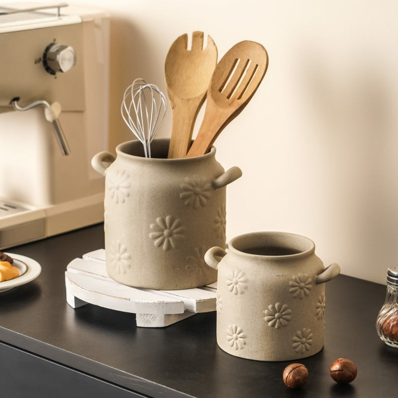 Gänseblümchen Keramik-Vorratsdose – Bild 3 | LuxeStyle