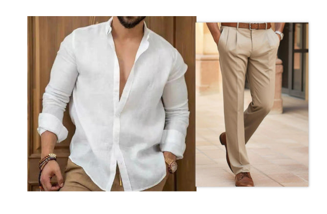 Herren Hemd mit Brusttasche und Reverskragen – Bild 8 | LuxeStyle