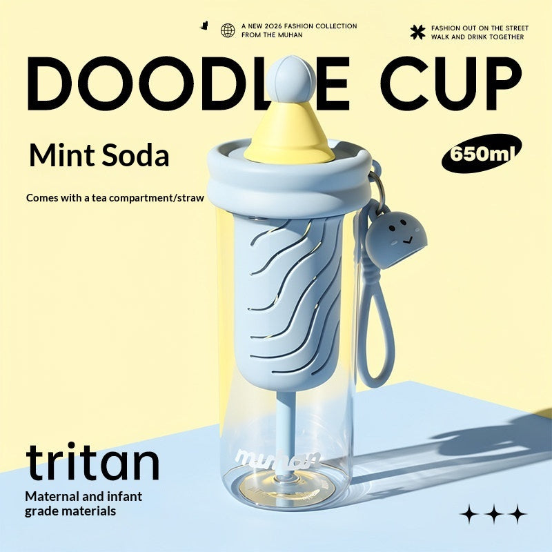 Trinkflasche mit Tee-Einsatz