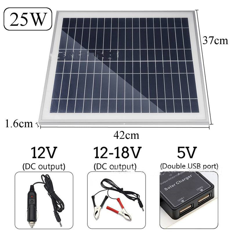 Solarpanel mit Dual-USB-Anschluss – Bild 4 | LuxeStyle