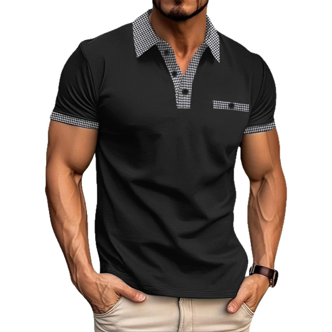 Sportliches Color-Block Polo-Shirt für Herren