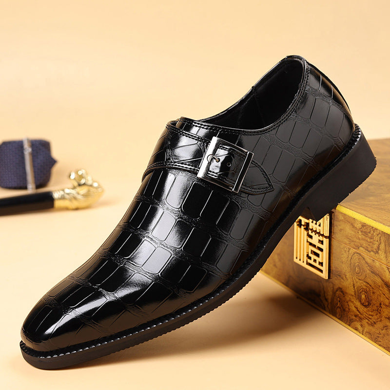 Strukturierte Herren Business-Schuhe