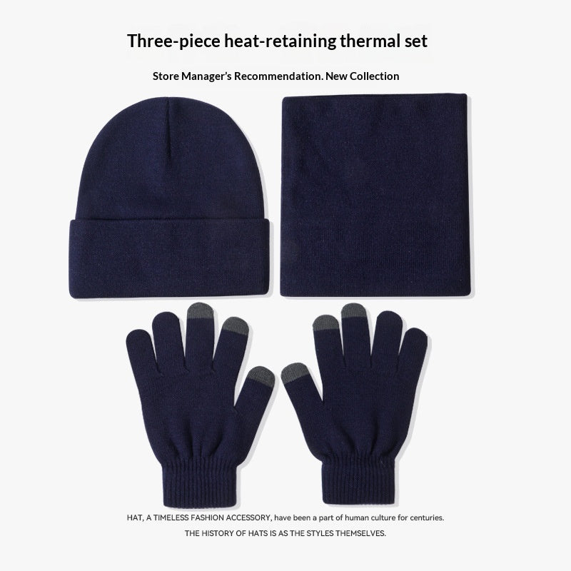 Dreiteiliges Winter-Set: Mütze, Schal, Handschuhe – Bild 9 | LuxeStyle