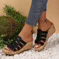 Keilabsatz-Sandalen im römischen Stil – Bild 1 | LuxeStyle