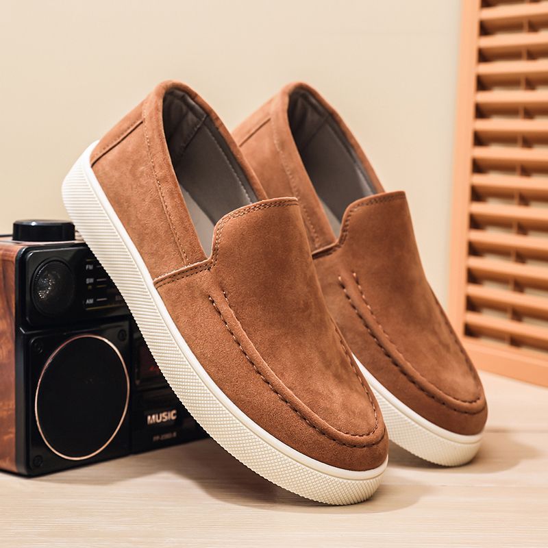 Herren Canvas Slipper mit Einzelriemen