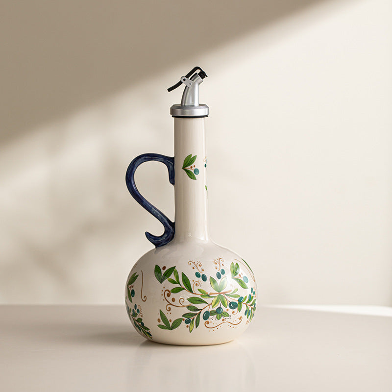 Keramik-Ölflasche Fischform | LuxeStyle