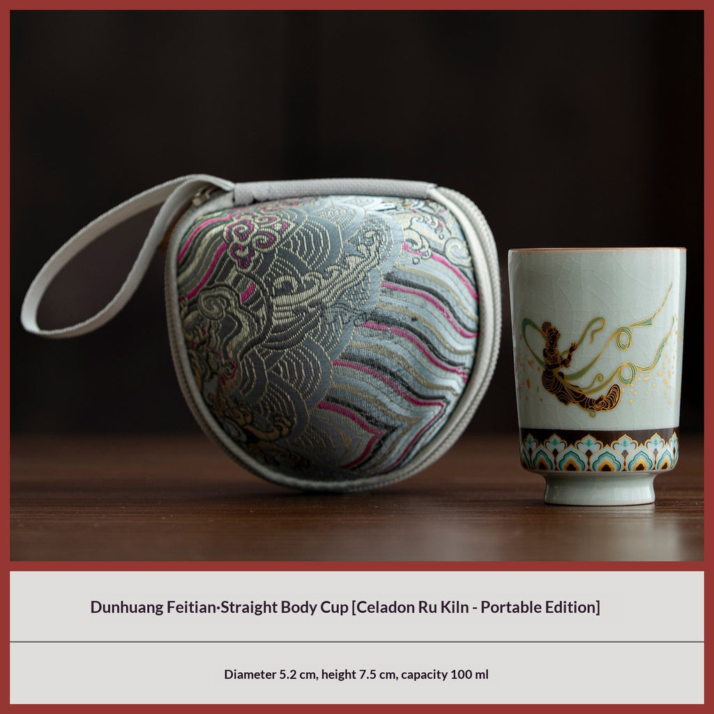 Keramiktasse Dunhuang Fliegende Apsaras – Bild 2 | LuxeStyle