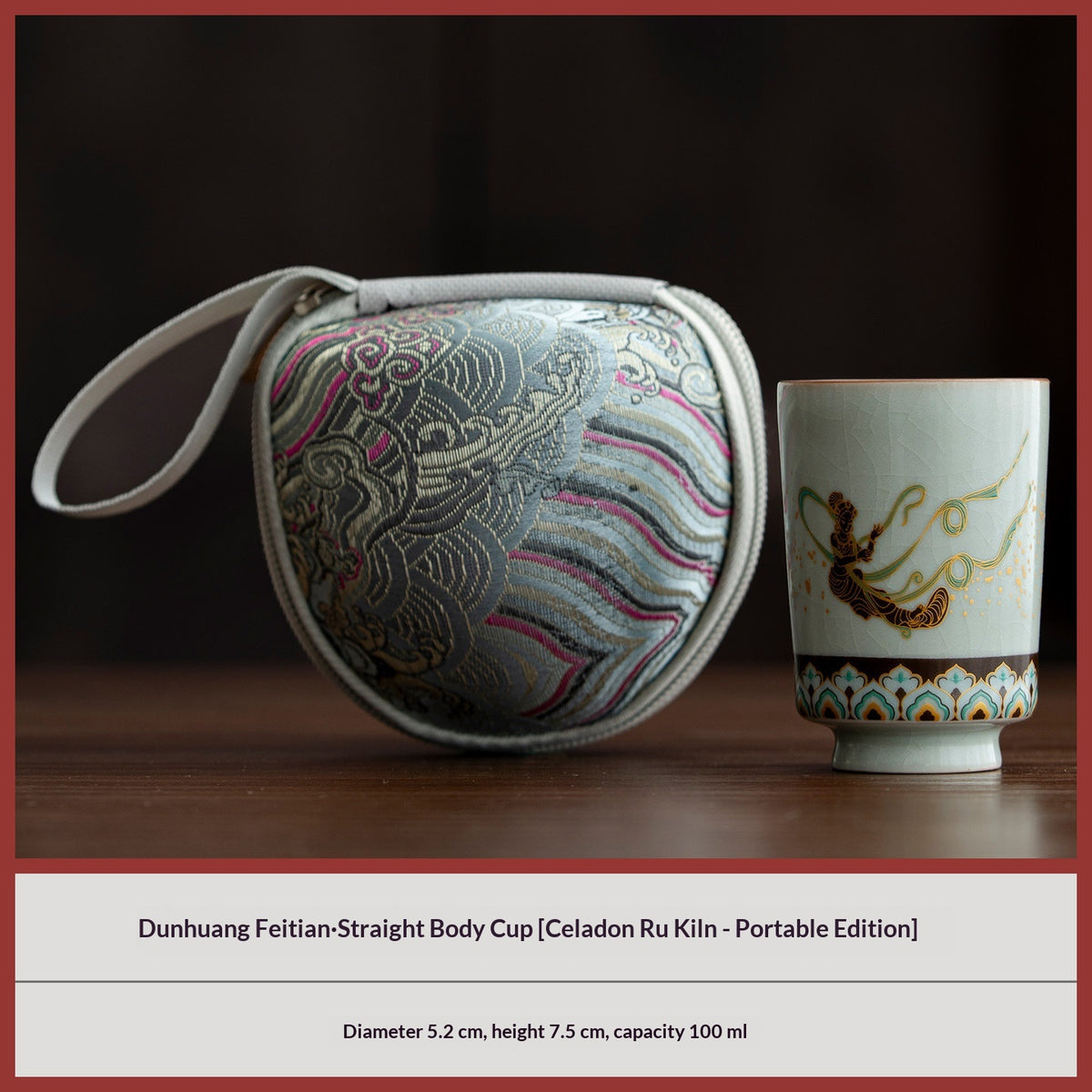 Keramiktasse Dunhuang Fliegende Apsaras – Bild 2 | LuxeStyle