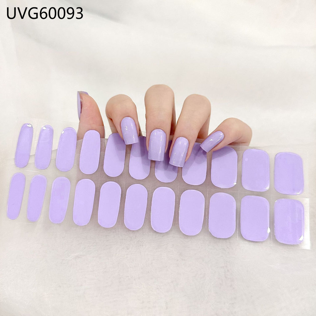UV Gel Nagelsticker Semi-Cured