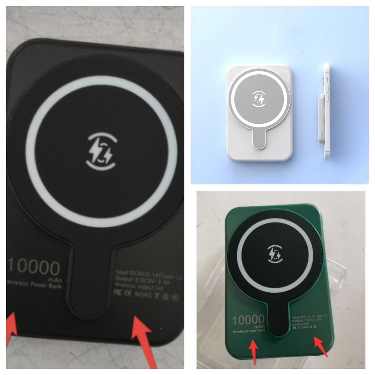 Mini Magnetisches Powerbank für schnelles Laden