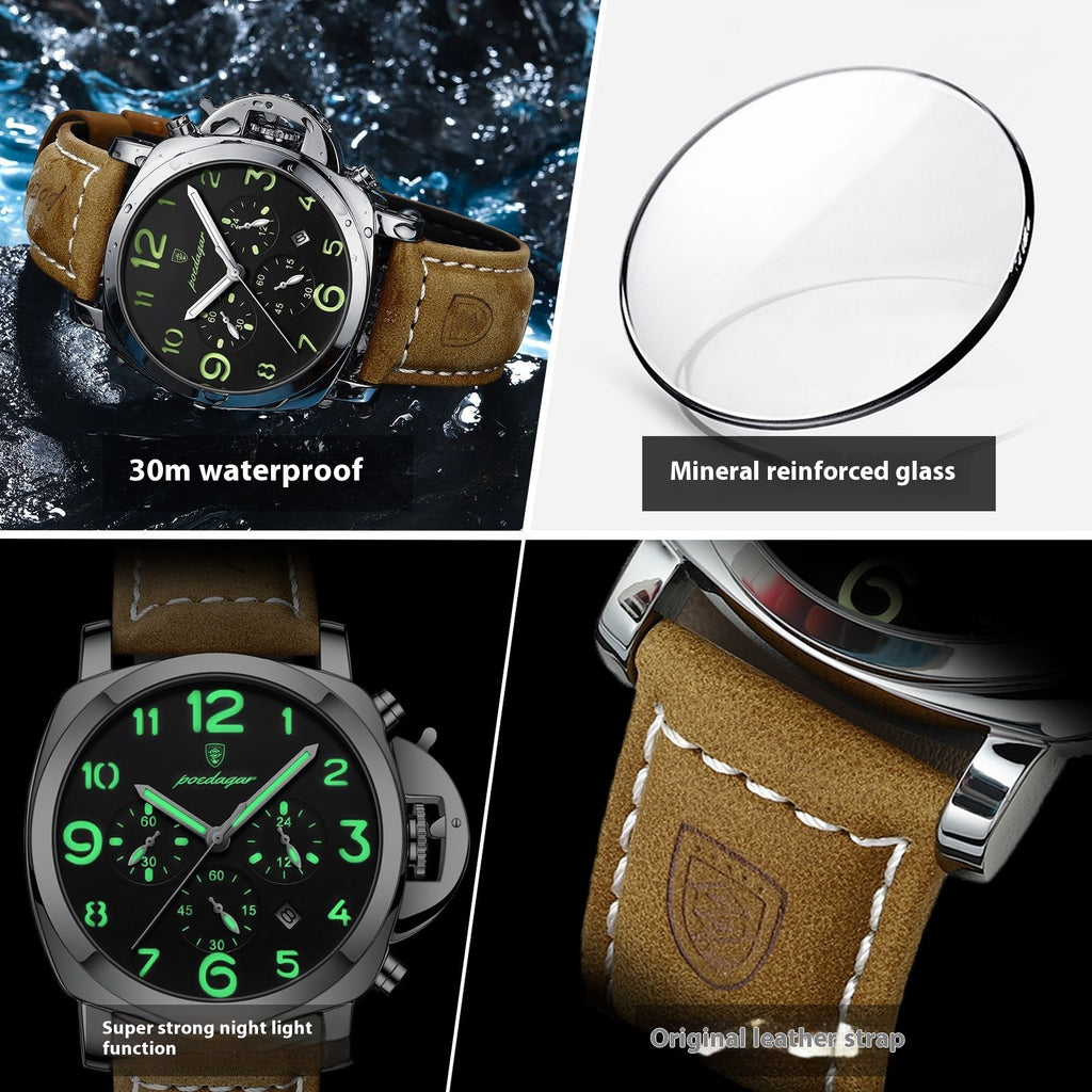 Herren-Armbanduhr im sportlichen Design