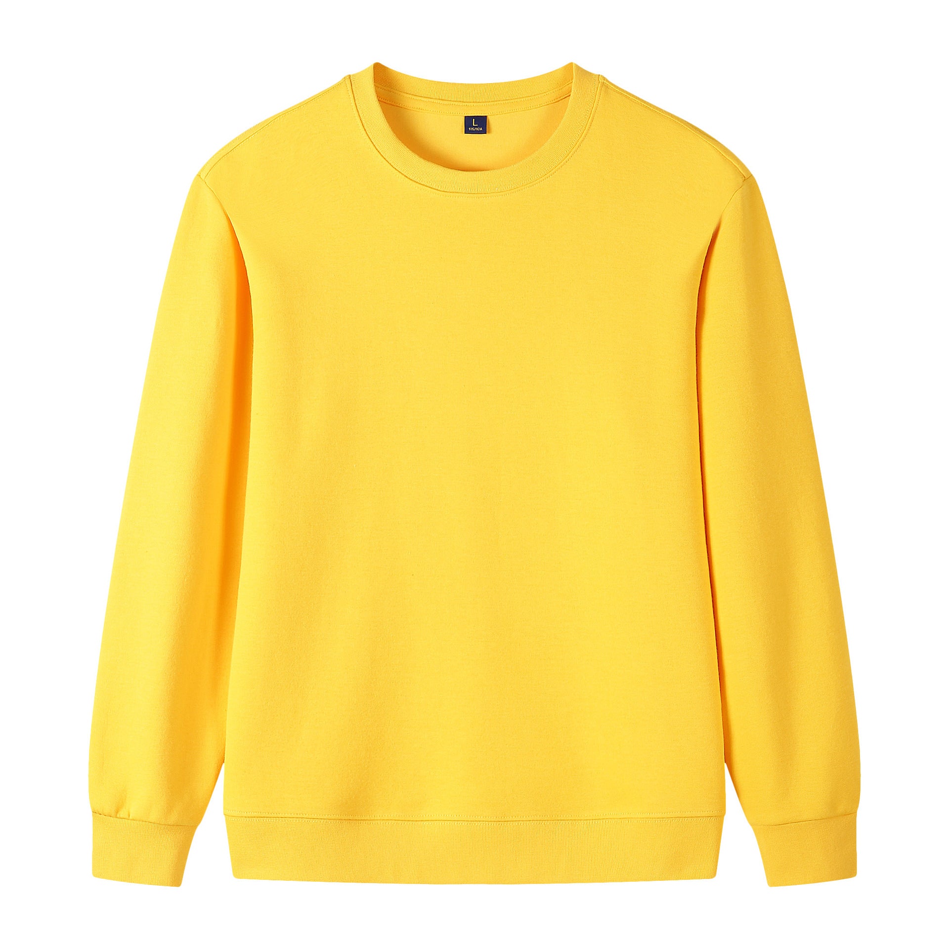 Baumwoll-Sweatshirt mit Rundhals und langen Ärmeln
