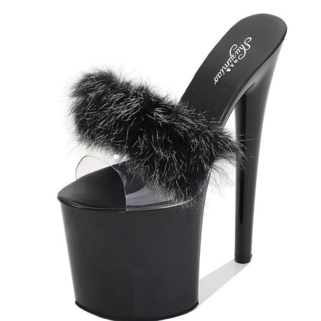 20 cm Fusseliger Laufsteg-Slipper