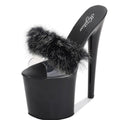 20 cm Fusseliger Laufsteg-Slipper