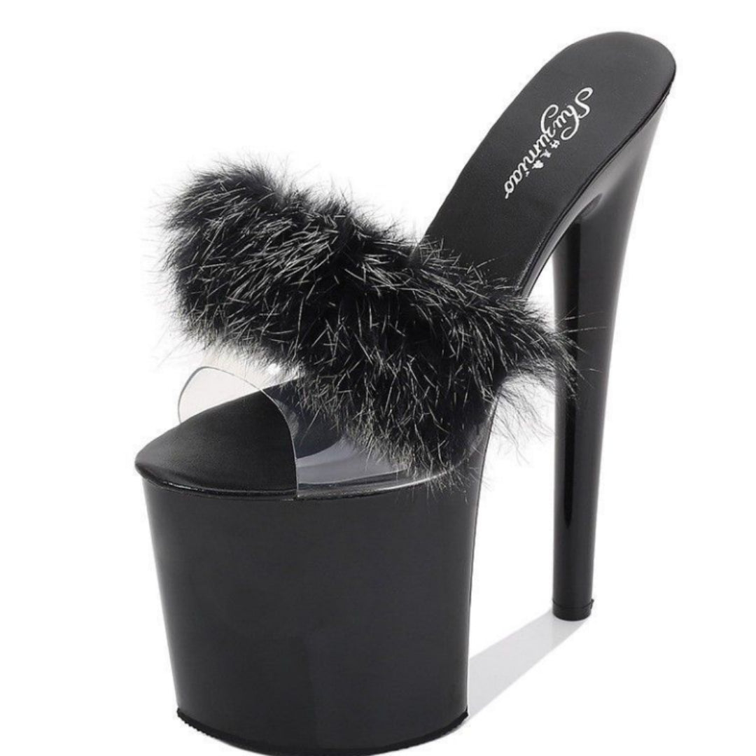 20 cm Fusseliger Laufsteg-Slipper