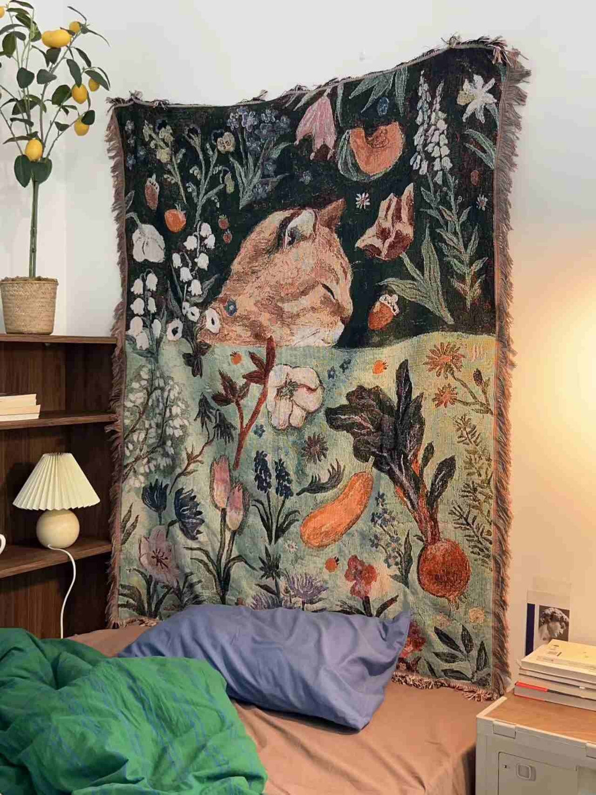 Grüner Katzen-Schlaf-Teppich – Bild 2 | LuxeStyle