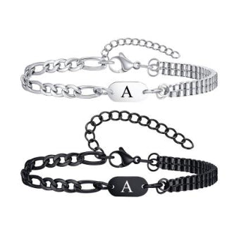 Personalisierbares Rund-Anhänger-Armband – Bild 8 | LuxeStyle