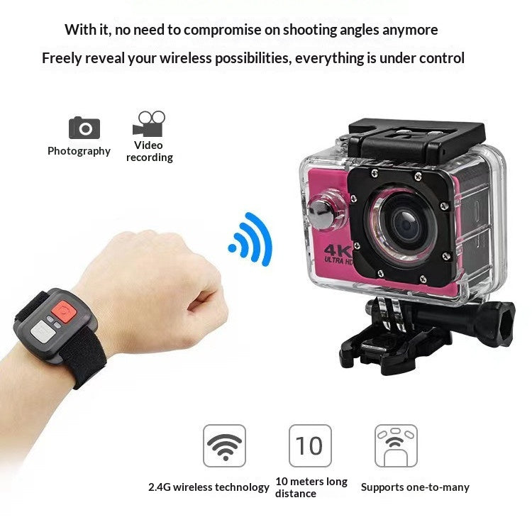4K HD Wasserdichte Action-Kamera mit Fernbedienung – Bild 5 | LuxeStyle