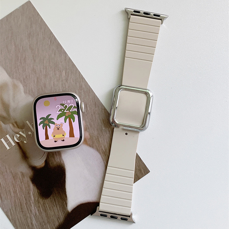 Smartwatch-Armband aus Silikon mit Magnetverschluss – Bild 9 | LuxeStyle