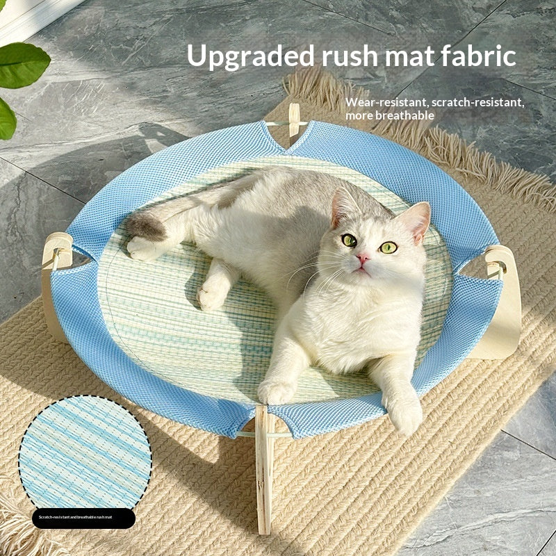 Kühlende Rattan-Matte für Katzen