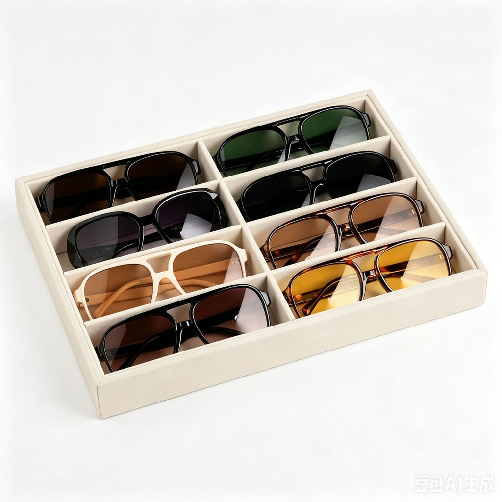 Sonnenbrillen-Aufbewahrungsbox mit 8 Fächern – Bild 4 | LuxeStyle