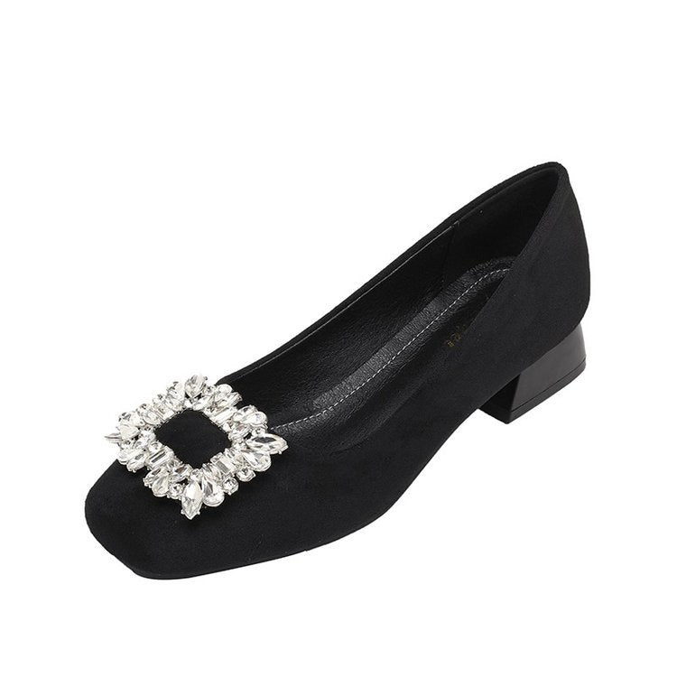 Elegante Pumps mit eckiger Zehenpartie